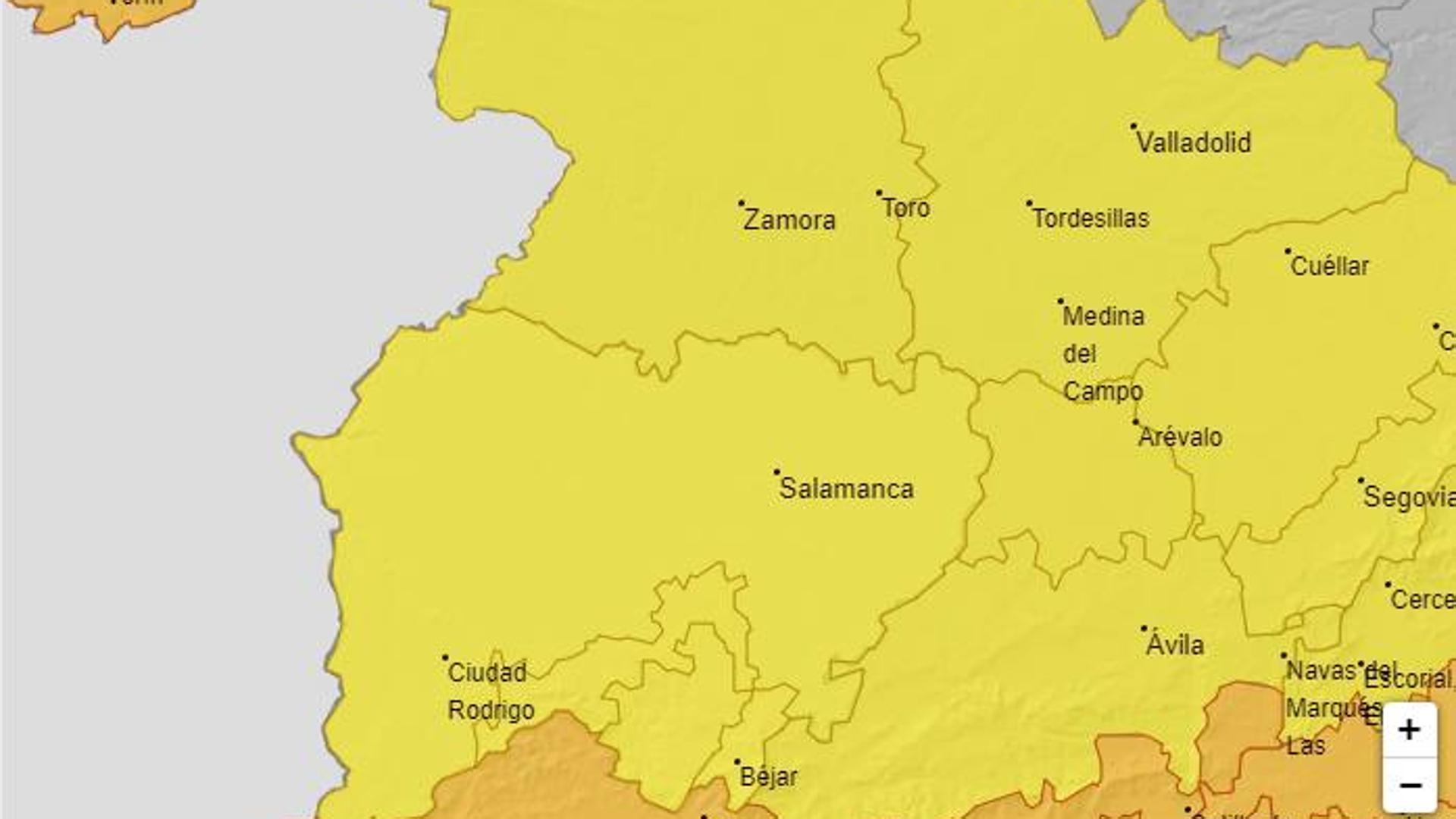 Aviso Amarillo Por Altas Temperaturas En Salamanca La Gaceta De Salamanca